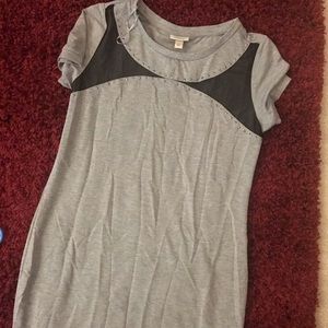 Gray/Black Body-con dress
